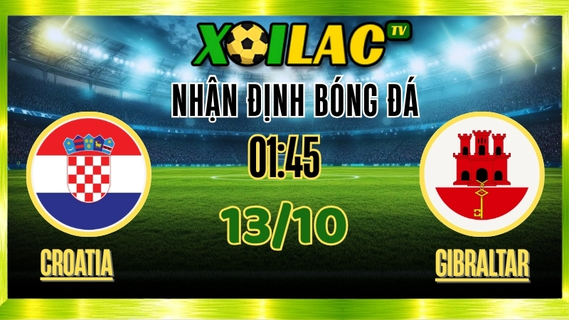 Nhận Định Croatia vs Gibraltar – 01h45 Ngày 13/10/2025: Thể Hiện Sức Mạnh